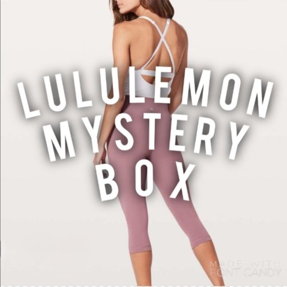 LULULEMON MYSTERY BOX - YOGA & GYM MYSTERY BOX (Tops, Bottoms, and MORE!)